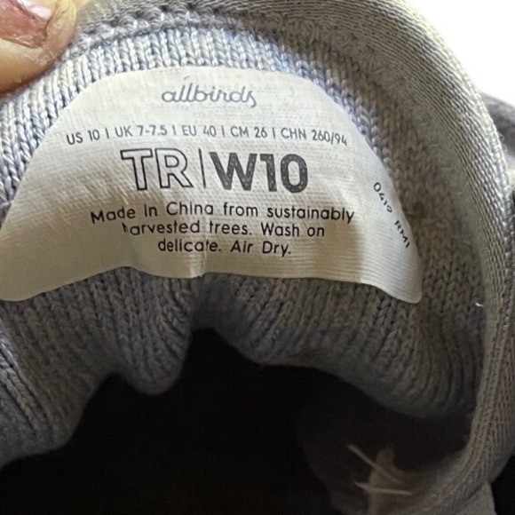 AllBirds‎ Women's Tree Runners Sneakers 10 - Picture 2 of 13